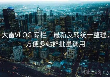 大雷VLOG 专栏 · 最新反转统一整理，方便多站群批量调用