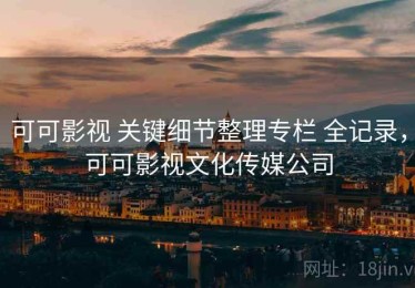 可可影视 关键细节整理专栏 全记录，可可影视文化传媒公司
