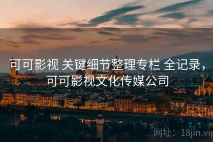 可可影视 关键细节整理专栏 全记录，可可影视文化传媒公司