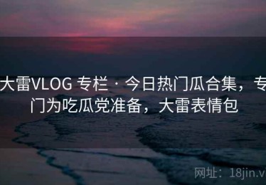 大雷VLOG 专栏 · 今日热门瓜合集，专门为吃瓜党准备，大雷表情包