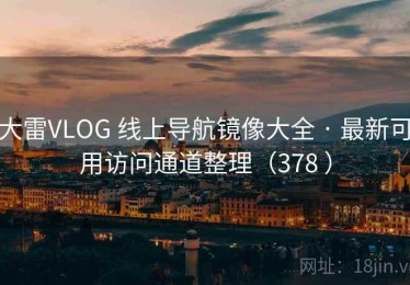 大雷VLOG 线上导航镜像大全 · 最新可用访问通道整理（378 ）