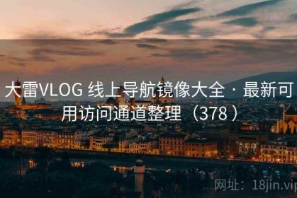 大雷VLOG 线上导航镜像大全 · 最新可用访问通道整理（378 ）