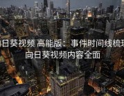 向日葵视频 高能版：事件时间线梳理，向日葵视频内容全面
