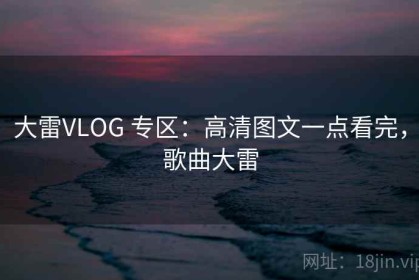 大雷VLOG 专区：高清图文一点看完，歌曲大雷