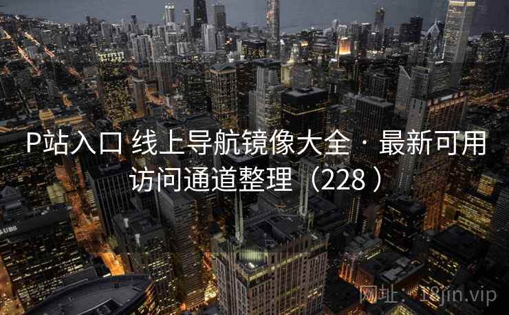 P站入口 线上导航镜像大全 · 最新可用访问通道整理（228 ）