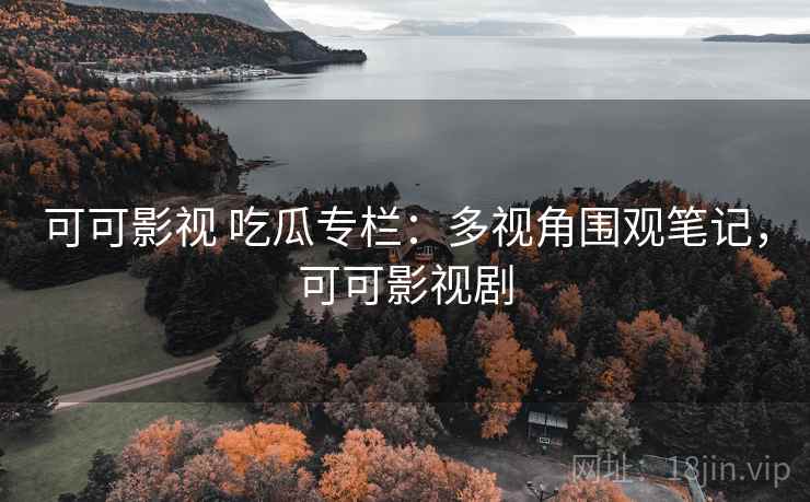 可可影视 吃瓜专栏：多视角围观笔记，可可影视剧