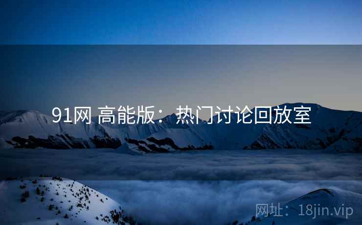 91网 高能版：热门讨论回放室